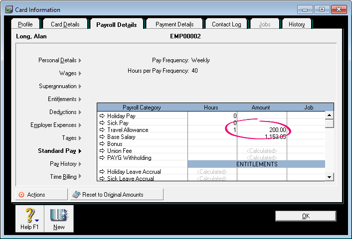 setting up travel allowance in xero