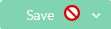 save button with red circle save button with red circle