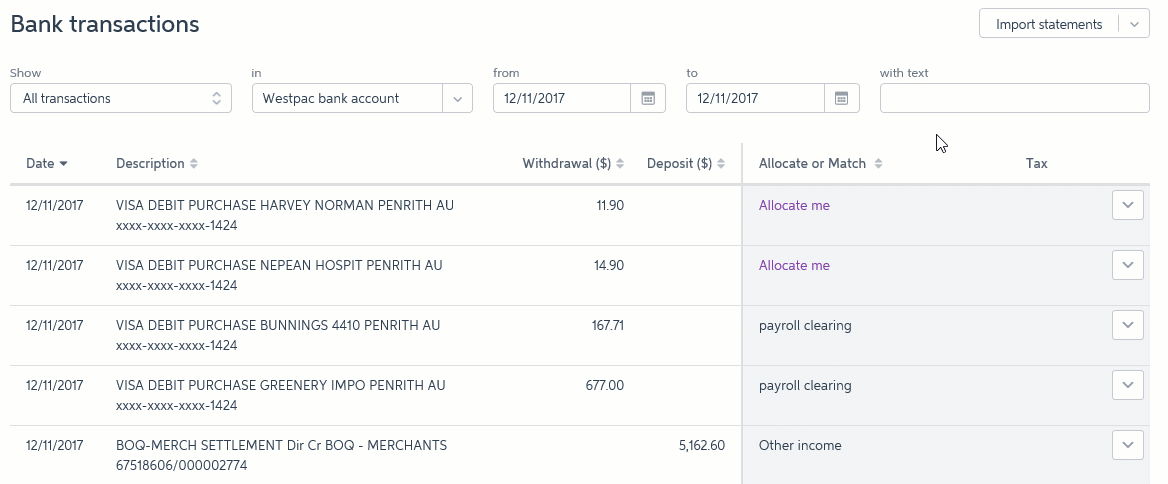 animation showing account allocation animation showing account allocation
