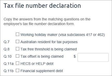 example questions in Essentials