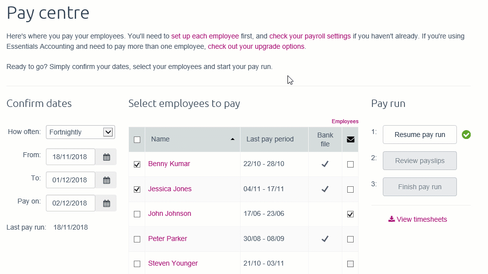 animation showing employee being deselected then reselected animation showing employee being deselected then reselected
