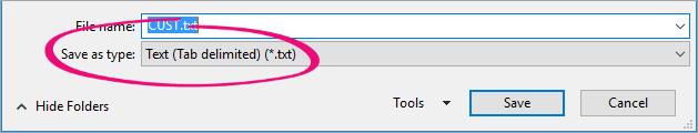 save as text file highlighted save as text file highlighted