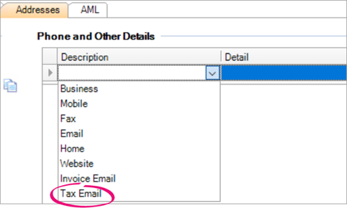 Tax email Tax email