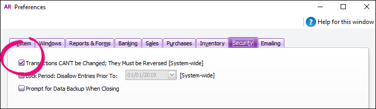 Transactions Can't Be Changed Preference Transactions Can't Be Changed Preference