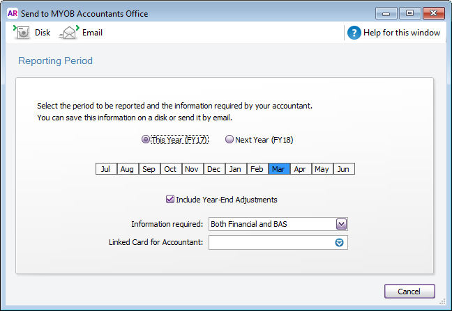 Select the reporting period Select the reporting period
