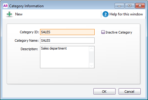 example category called sales example category called sales