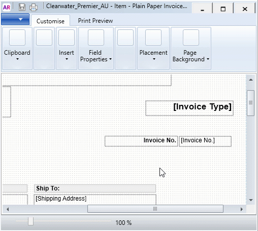 form customise invoice myob text  MYOB  Add  to MYOB forms  fields AccountRight and