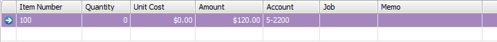 Adjust inventory entry with a value in the amount field Adjust inventory entry with a value in the amount field