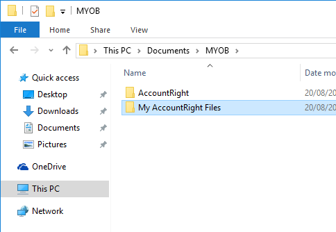 Library folder in Windows Explorer
