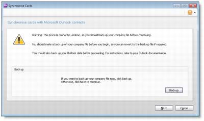 MYOB AccountRight > Exporting your AccountRight cards to your Outlook contacts > contacts.2.png (contacts.2.png)
