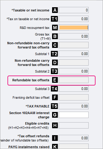 Evacuación profesional diario Loss carry back offset (Company tax returns) - PS Help Tax Australia 2021 - MYOB Help Centre Evacuación profesional diario Loss carry back offset (Company tax returns) - PS Help Tax Australia 2021 - MYOB Help Centre