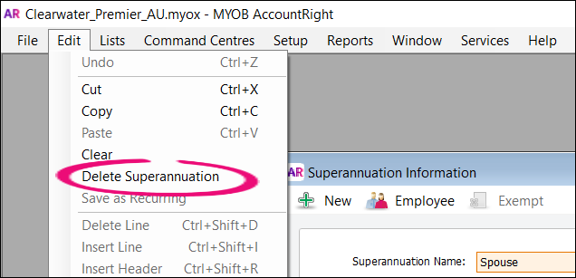 Delete super category Delete super category