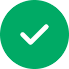 Green sync status icon
