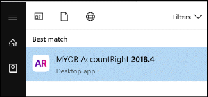 2018.4 Windows Start menu